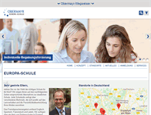 Tablet Screenshot of europaschule.org